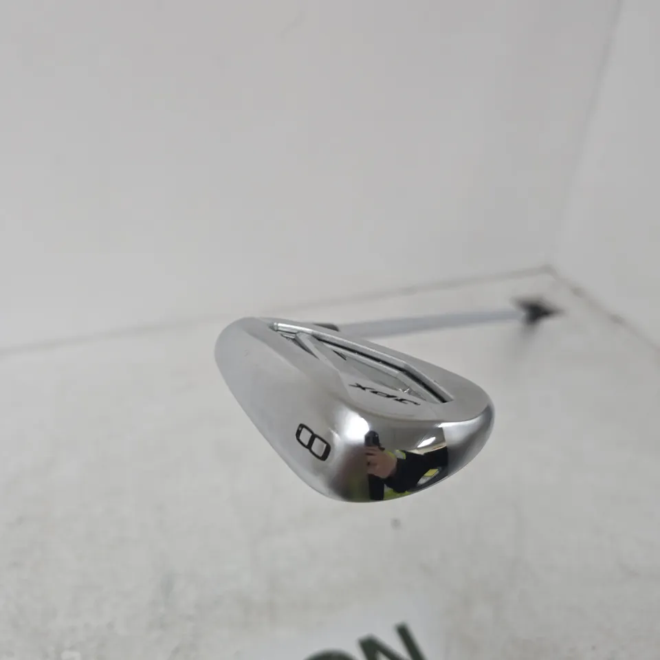 MIZUNO JPX 8 IRON GOLF CLUB – NICKEL CHROMOLY SHAFT, CHROME FINISH
