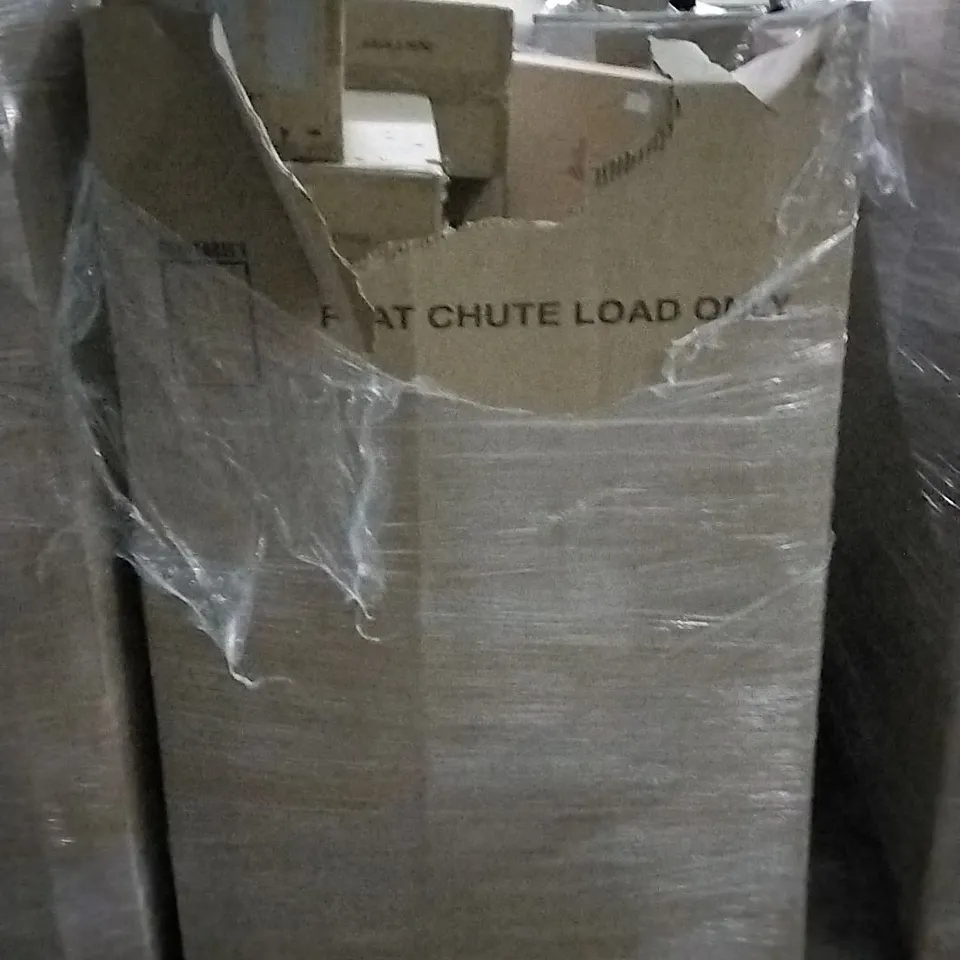 PALLET OF ASSORTED ITEMS INCLUDING STAND MIXER, FLATWARE CUTLERY SET, KITCHEN DISH RACK, RISING CUSHION AND TOILET SEAT