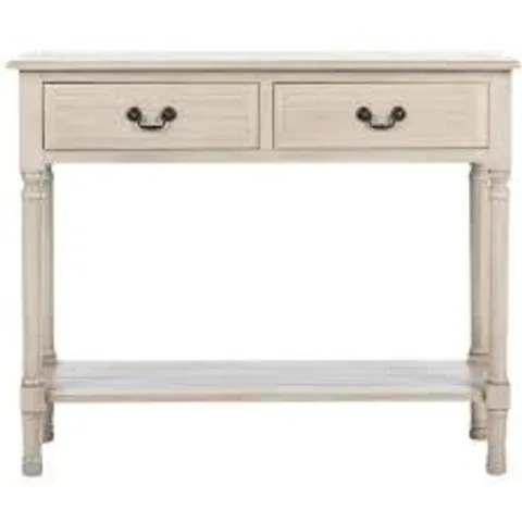 BOXED PRIMROSE 2 DRAWER CONSOLE - NATURAL (1 BOX)