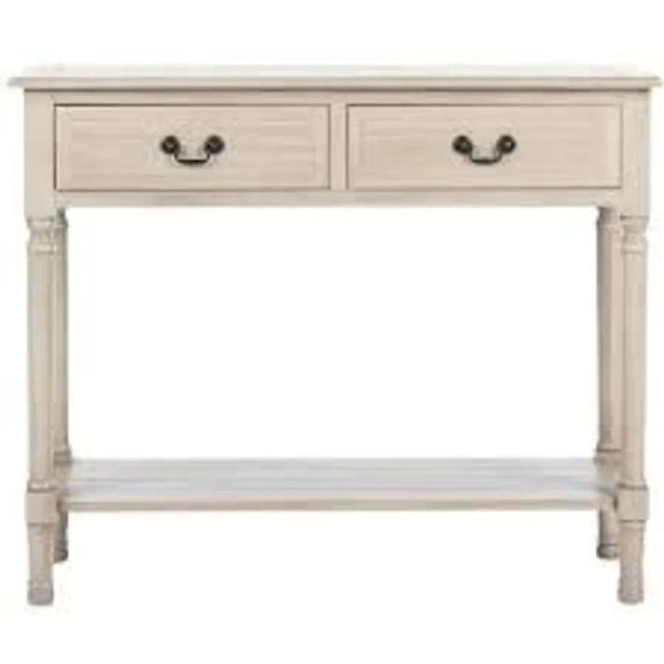 BOXED PRIMROSE 2 DRAWER CONSOLE - NATURAL (1 BOX)