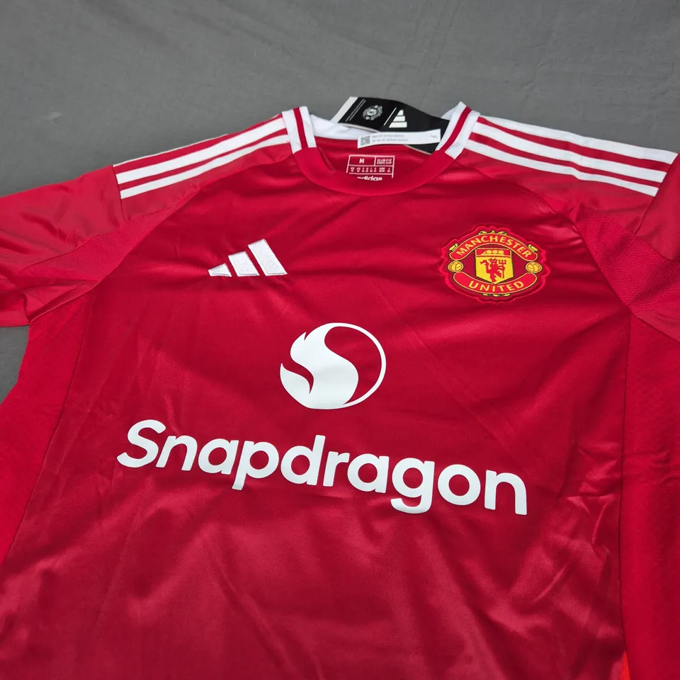 MANCHESTER UNITED FC HOME JERSEY WITH MARTINEZ 6 SIZE M