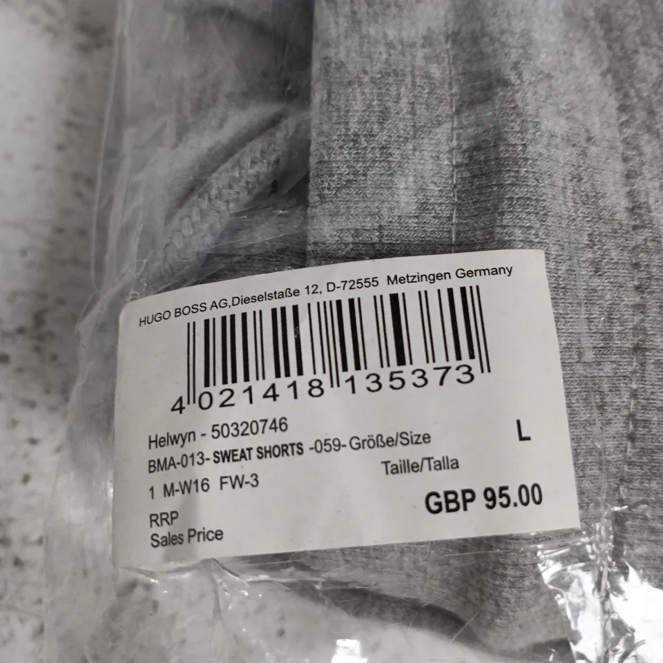 HUGO BOSS SWEAT SHORTS – GREY, SIZE L (MEN'S)