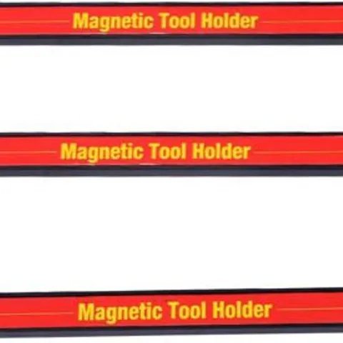 BOXED COSTWAY 3 X MAGNET TOOL HOLDER WALL MAGNETIC STRIP SET MAGNETIC STRIPS 46cm 