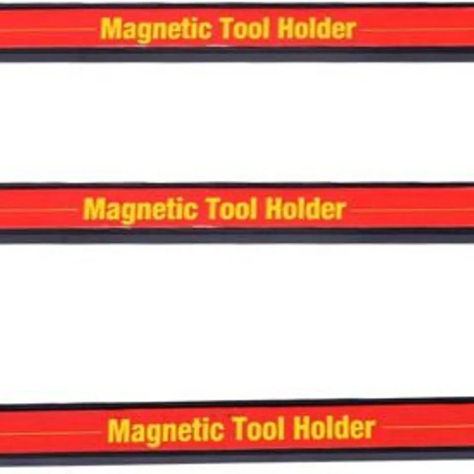 BOXED COSTWAY 3 X MAGNET TOOL HOLDER WALL MAGNETIC STRIP SET MAGNETIC STRIPS 46cm 
