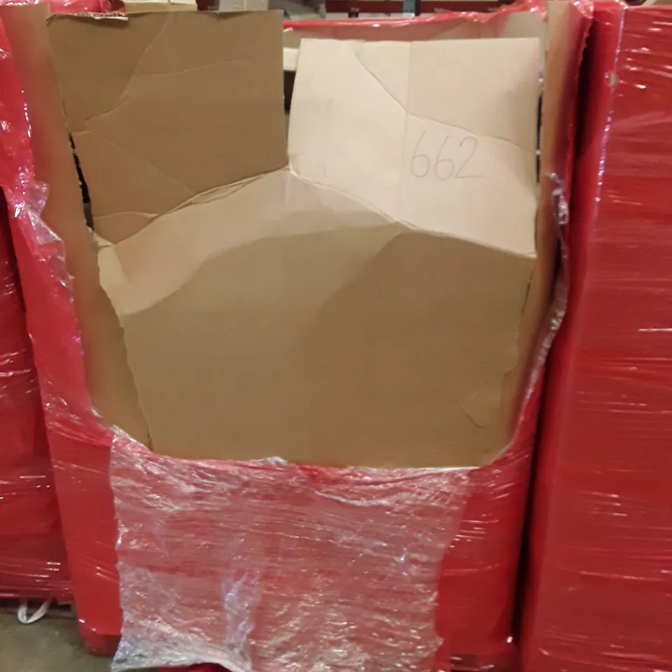 PALLET OF ASSORTED HOUSEHOLD GOODS AND PRODUCTS TO INCLUDE; TRAMPOLINE, PADDLES, BOXED FURNITURE ETC