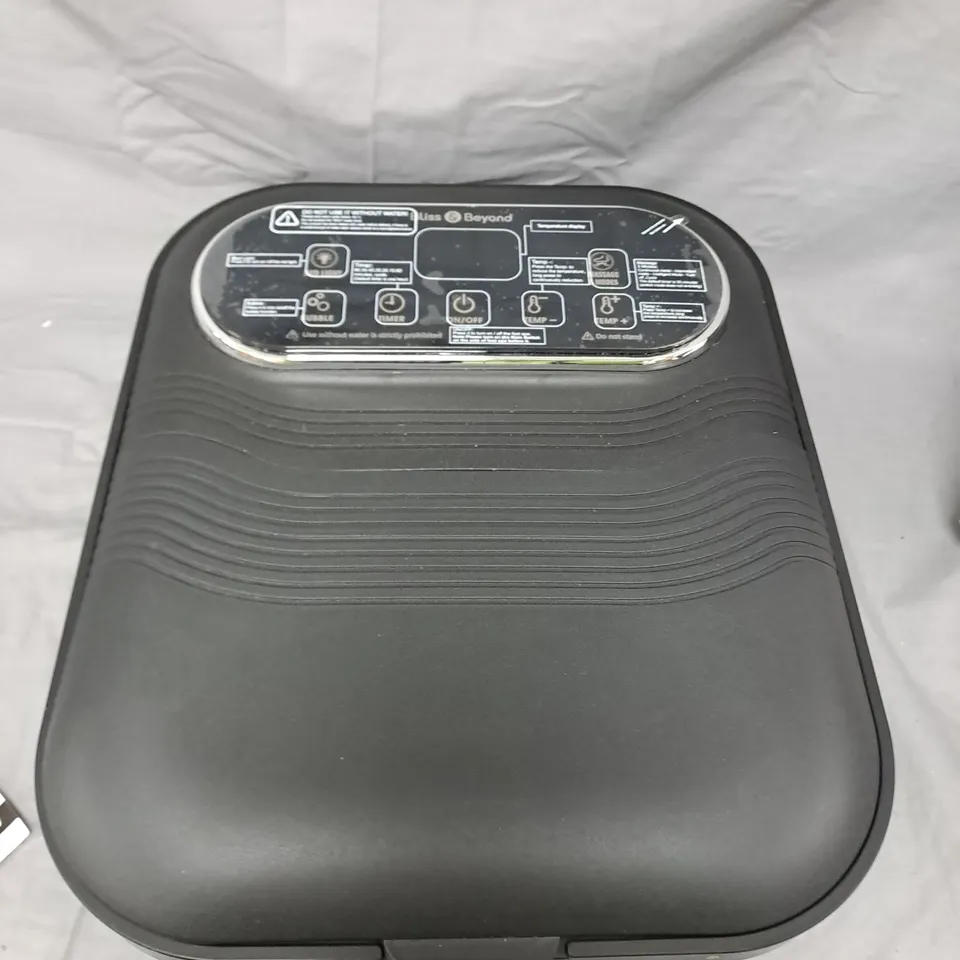 BLISS & BEYOND FOLDABLE FOOT SPA – MODEL BE-EU-F1200PRORC