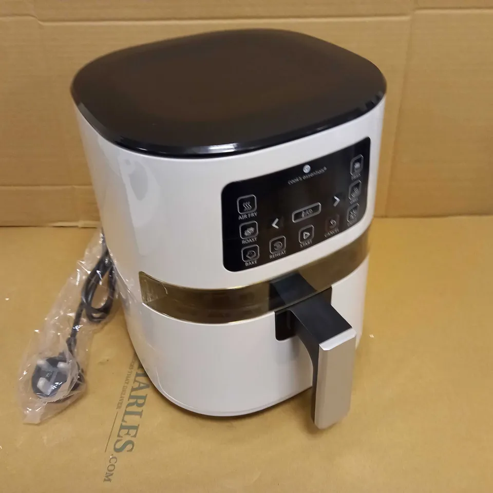 COOK'S ESSENTIALS 4.0L AIR FRYER WITH DIGITAL TOUCHSCREEN & VIEWING SCREEN - COOL GREY