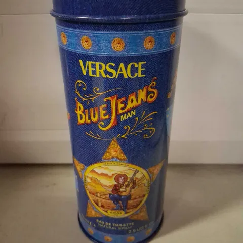BOXED VERSACE BLUE JEANS MAN EAU DE TOILETTE SPRAY 75ML