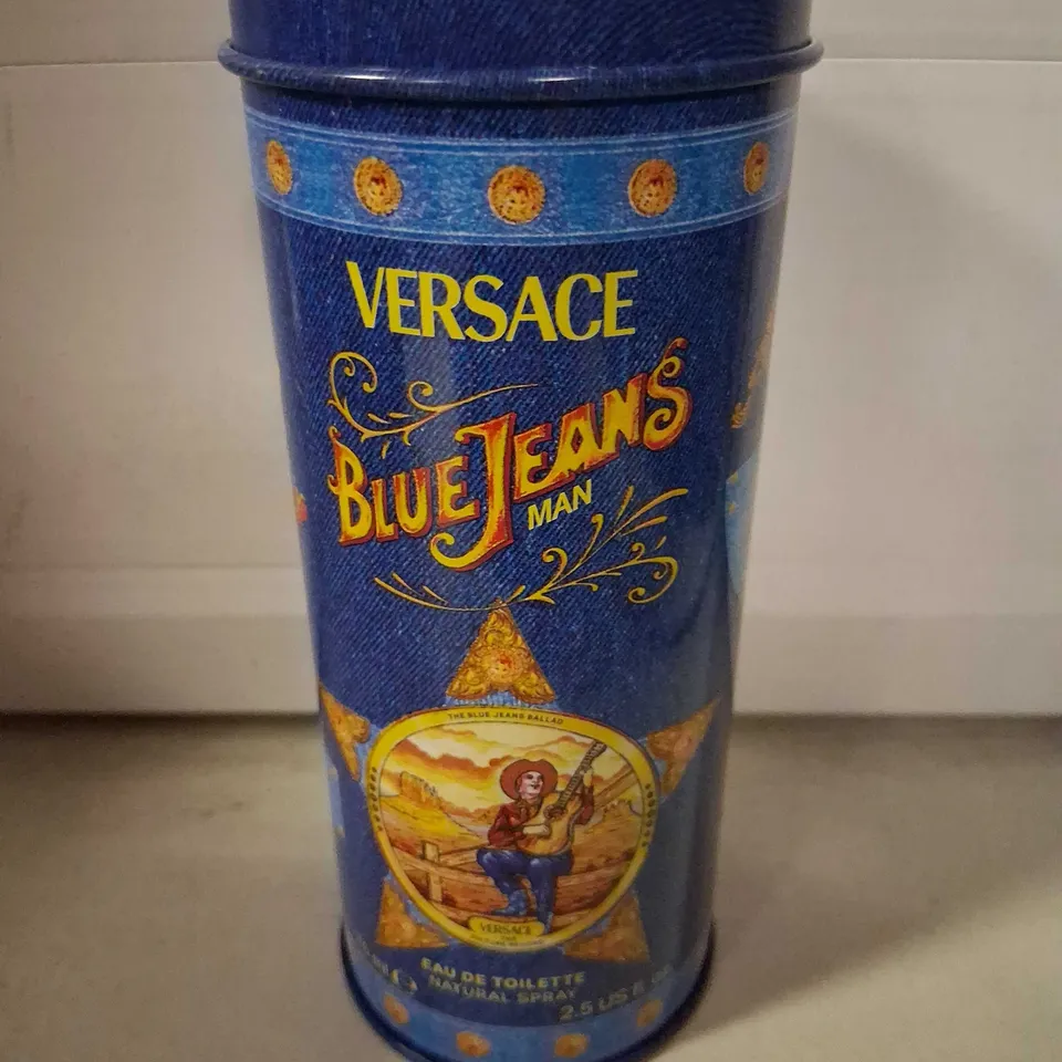 BOXED VERSACE BLUE JEANS MAN EAU DE TOILETTE SPRAY 75ML
