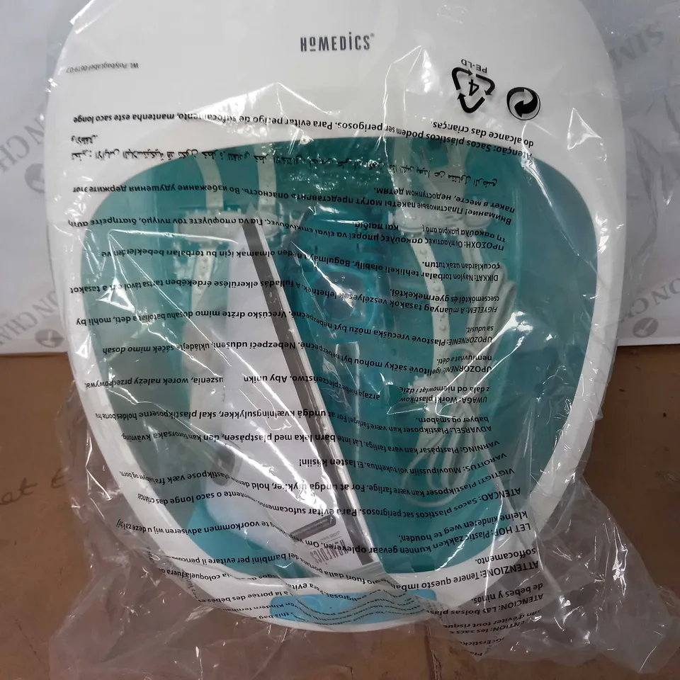 BOXED HOMEDICS SPA LUXURY FOOT SPA WITH HEATER