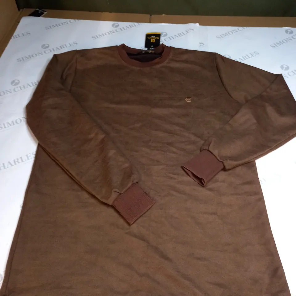MASHXAL BROWN LONG SLEEVED JUMPER SIZE L