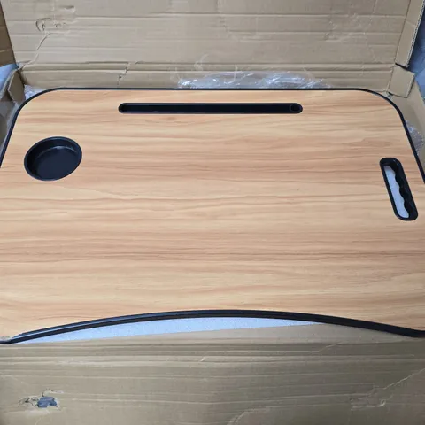 MULTIMEDIA PORTABLE TABLE WITH CUP HOLDER