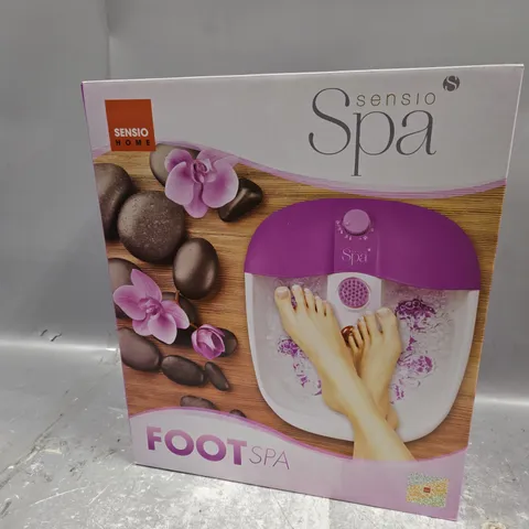 BOXED SENSIO SPA FOOT SPA