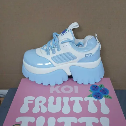 KOI BLUEBERRY-BLUE TRAINERS – KIDS UK SIZE 6