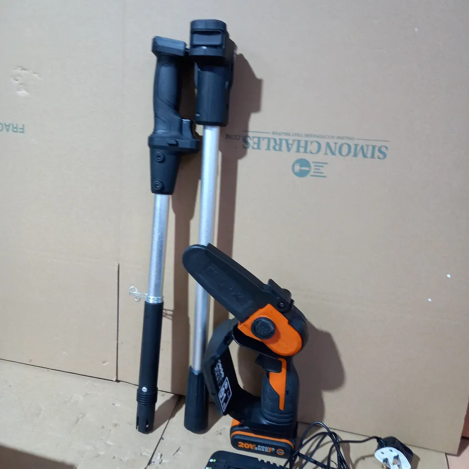 WORX 20V CORDLESS ONE HANDED PRUNING SAW