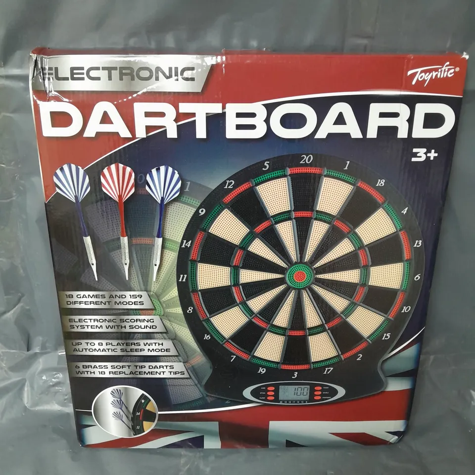 BOXED TOYRIFIC ELECTRONIC DART BOARD