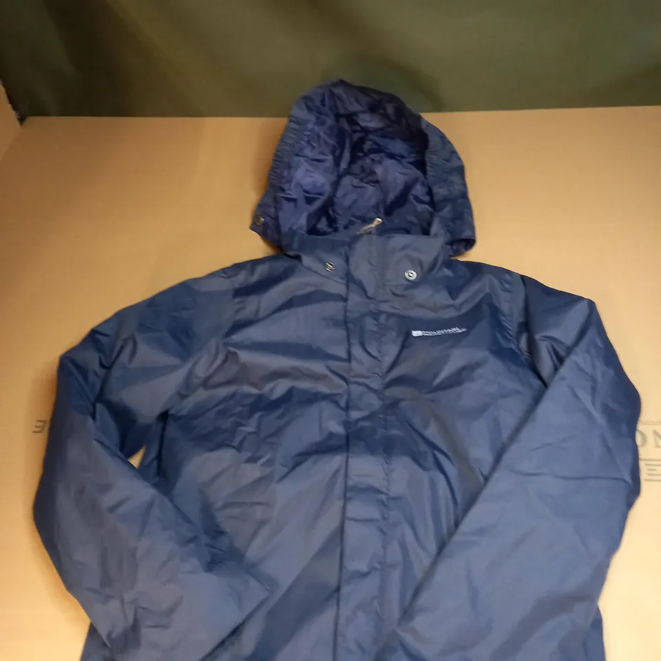 CHILDRENS NAVY BLUE MOUNTAIN WAREHOUSE 3 IN 1 WATER RESISTANT JACKET SIZE 9-10 YEARS