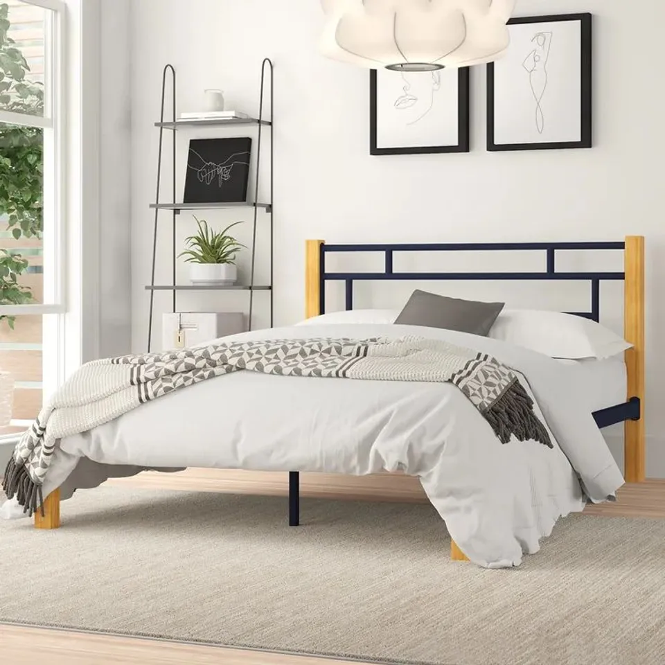 BOXED ELISE PLATFORM BED - SINGLE