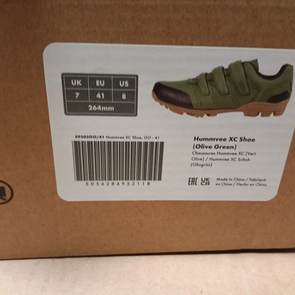 ENDURA HUMMVEE XC CYCLING SHOES OLIVE GREEN SIZE 7