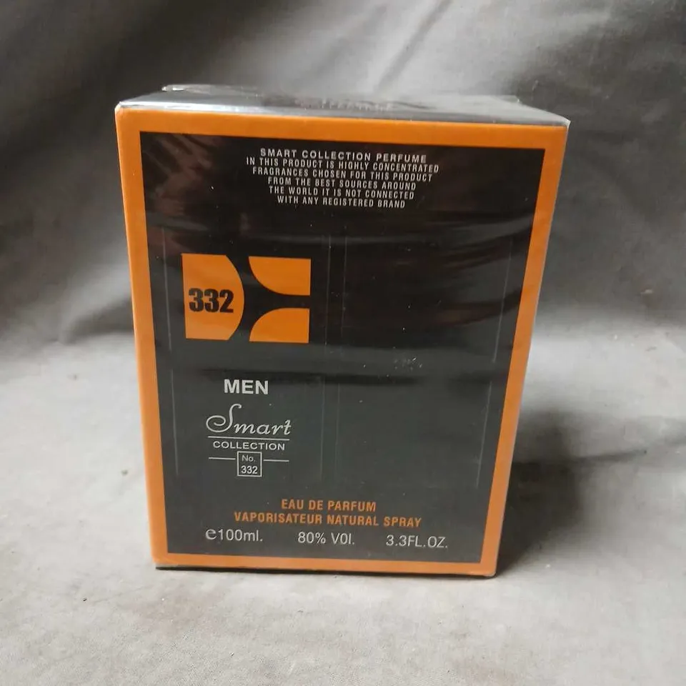 BOXED AND SEALED 332 MEN SMART COLLECTION EAU DE PARFUM 100ML