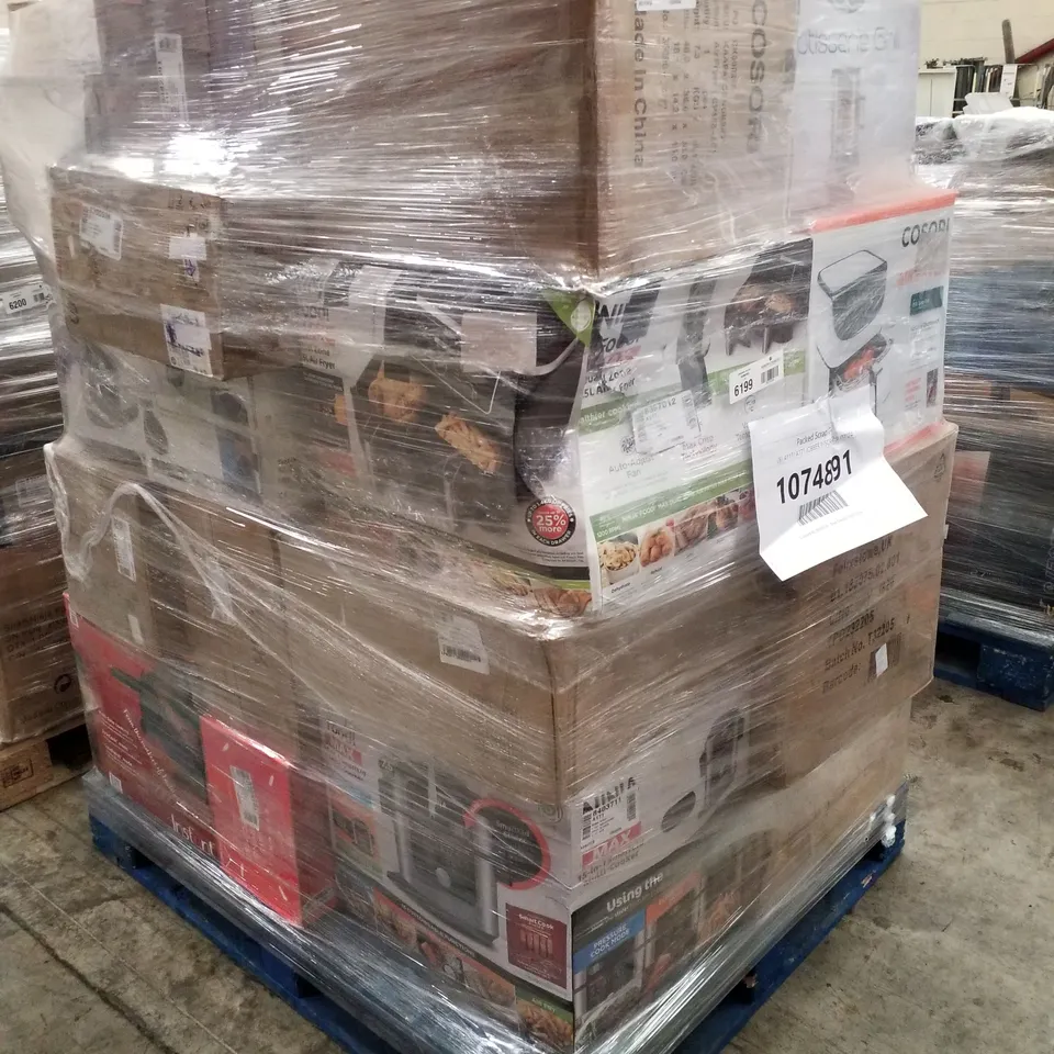 PALLET OF APPROXIMATELY 34 UNPROCESSED RAW RETURN HOUSEHOLD AND ELECTRICAL GOODS TO INCLUDE;