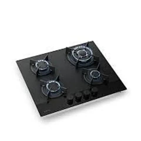KLARSTEIN VELAIRE 60CM GAS HOB 4 BURNERS BLACK BOXED