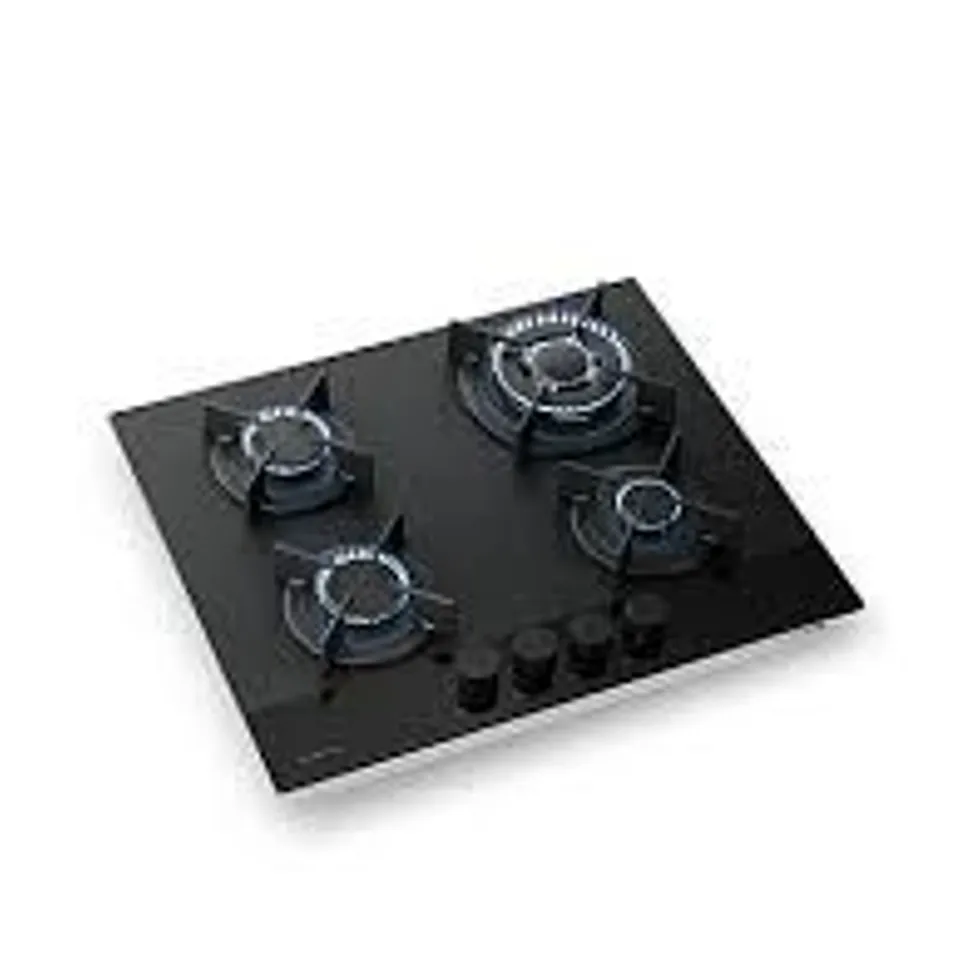 KLARSTEIN VELAIRE 60CM GAS HOB 4 BURNERS BLACK BOXED
