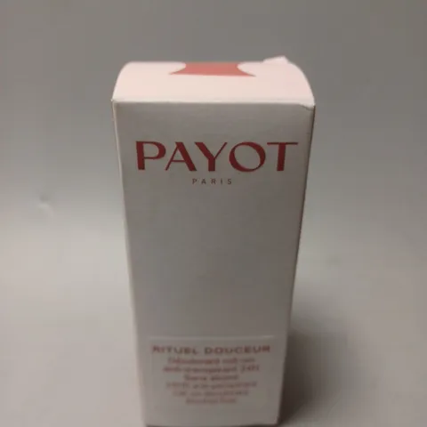 BOXED PAYOT RITUEL DOUCEUR DEODORANT 24H ANTI-PERSPIRANT ROLL-ON DEODORANT