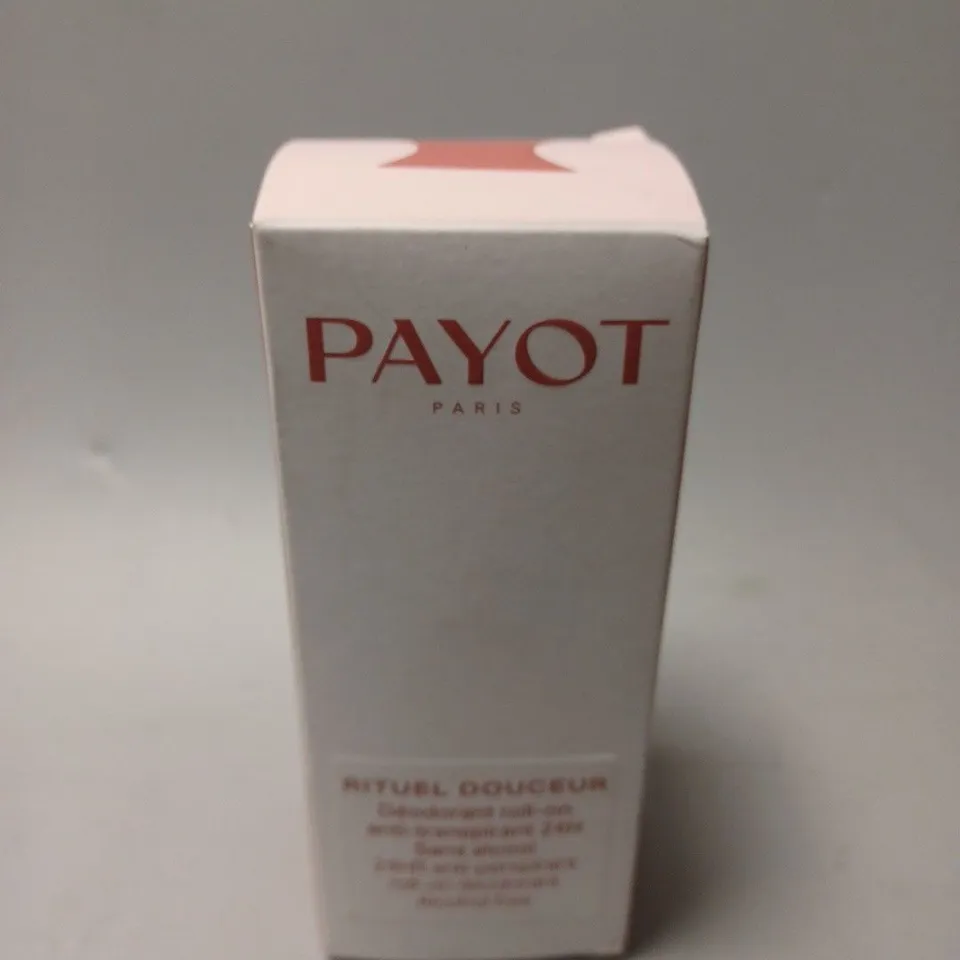 BOXED PAYOT RITUEL DOUCEUR DEODORANT 24H ANTI-PERSPIRANT ROLL-ON DEODORANT