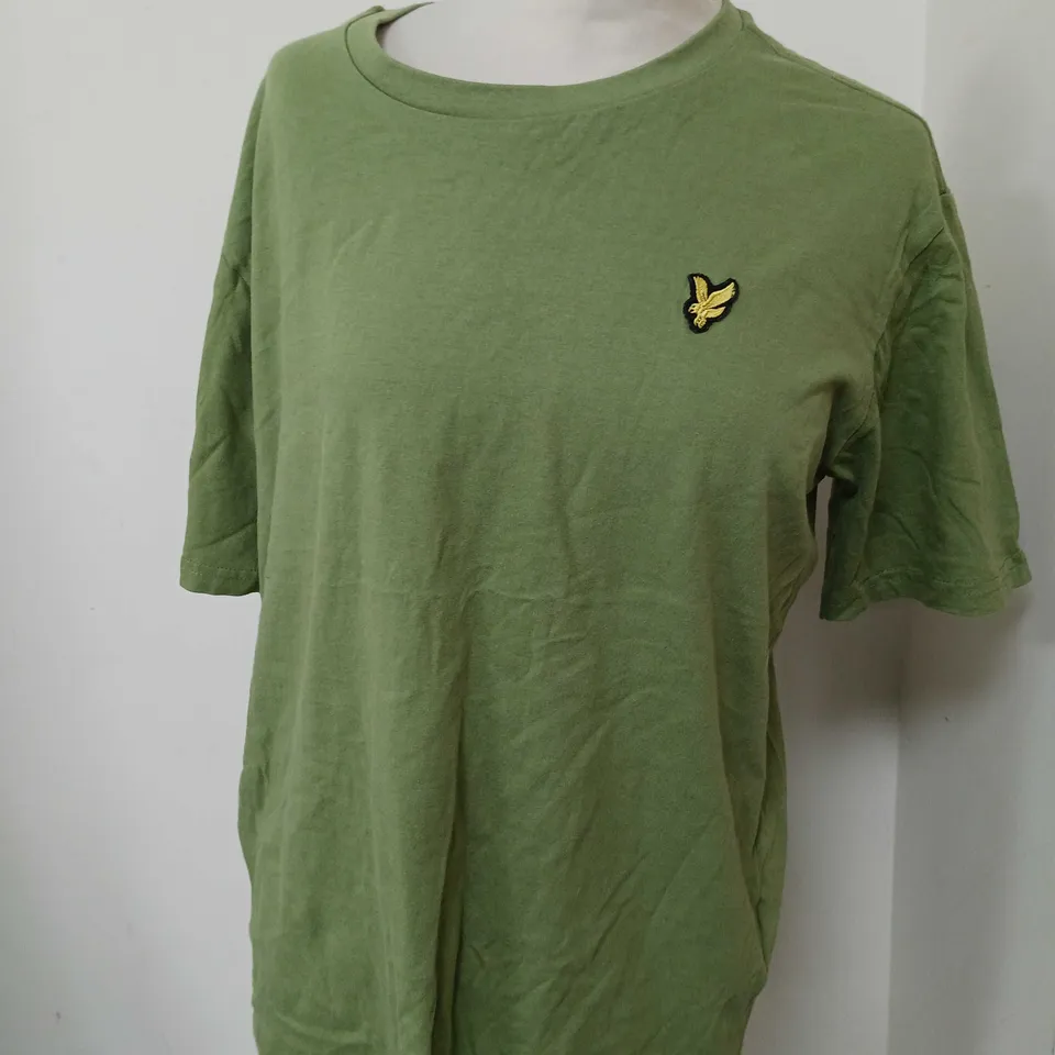 2 X LYLE&SCOTT T-SHIRT IN BLUE & GREEN - SIZE XL