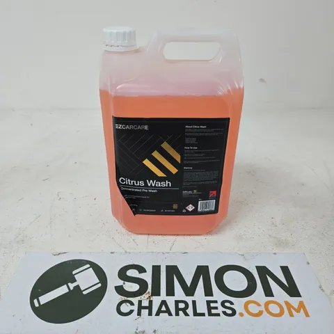 EZCARCARE CITRUS WASH CONCENTRATED PRE-WASH – 5L