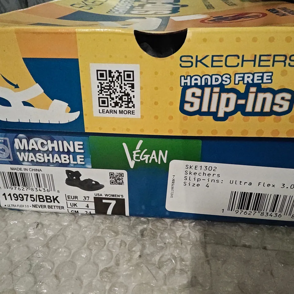 SKECHERS HANDS FREE SLIP-INS SANDALS – UK 4 (EU 37) – BOXED
