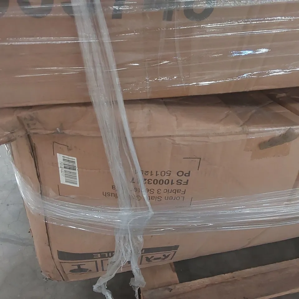PALLET CONTAINING A LARGE QUANTITY OF ASSORTED DESIGNER FURNITURE PARTS INCLUDING: SOFA PARTS ECT