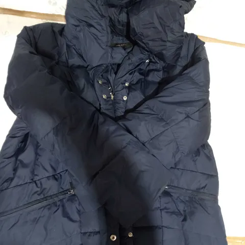 CENTIGRADE MACHINE WASHABLE HOODED COAT NAVY SIZE SMALL