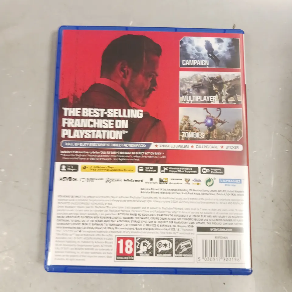 CALL OF DUTY MODERN WARFARE III FOR PS5