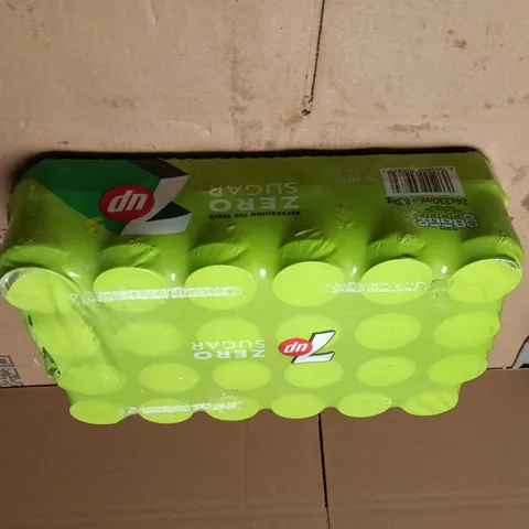 7UP ZERO SUGAR PACK OF 24 CANS – 330ML EACH