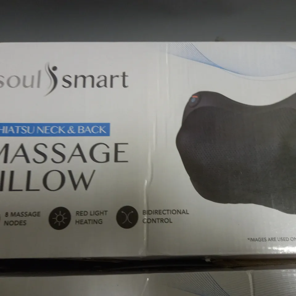 LOT OF 4 SOULSMART SHIATSU MASSAGE PILLOWS