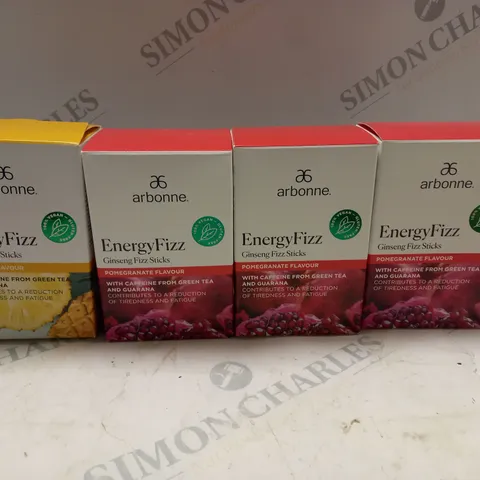 LOT OF 4 ASSORTED PACKS OF ARBONNE FOOD SUPPLEMENTS