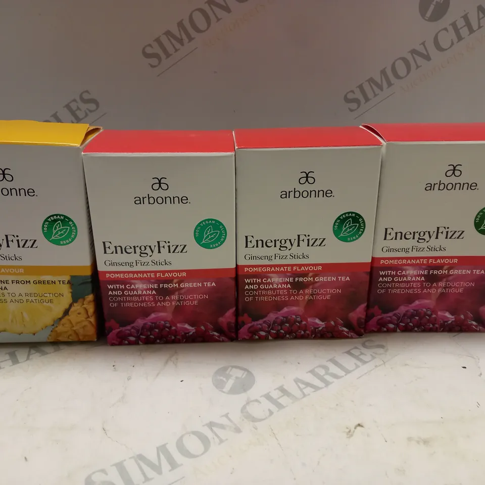 LOT OF 4 ASSORTED PACKS OF ARBONNE FOOD SUPPLEMENTS