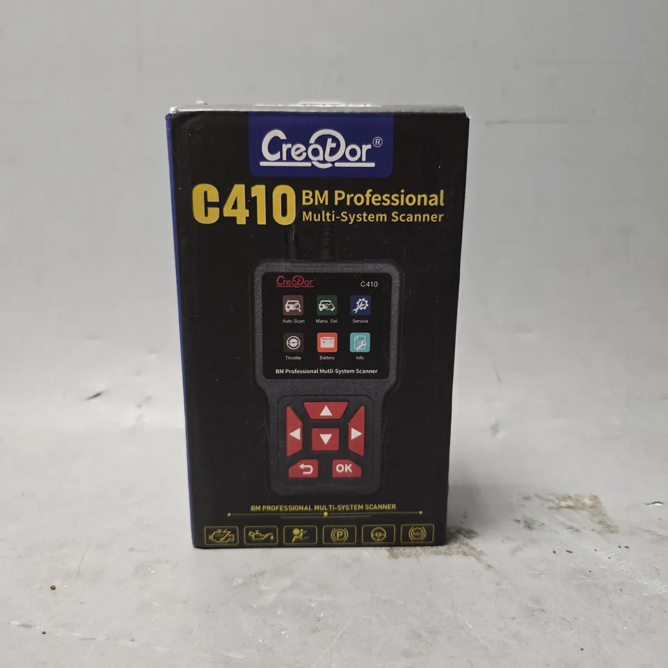 BOXED CREATOR C410 BM PROFESSIONAL MUTI SYSTEM SCANNER 
