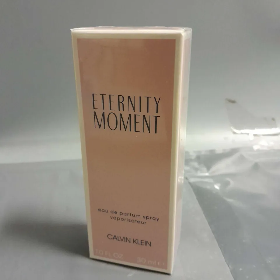 BOXED AND SEALED ETERNITY MOMENT EAU DE PARFUM CALVIN KLEIN 30ML