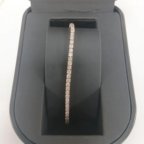 9CT YELLOW GOLD TENNIS BRACELET SET WITH LAB GROWN DIAMONDS WEIGHING +4.22CT