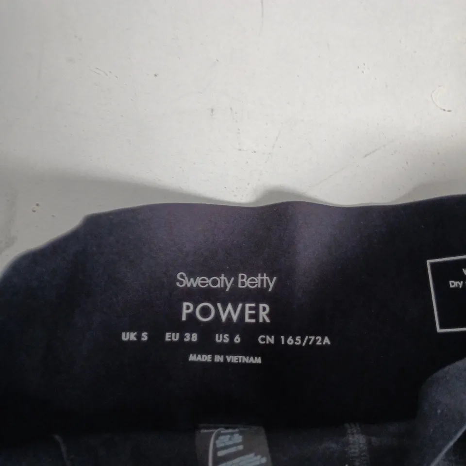 SWEATY BETTY POWER LEGGINGS – NAVY – UK S (EU 38 / US 6)