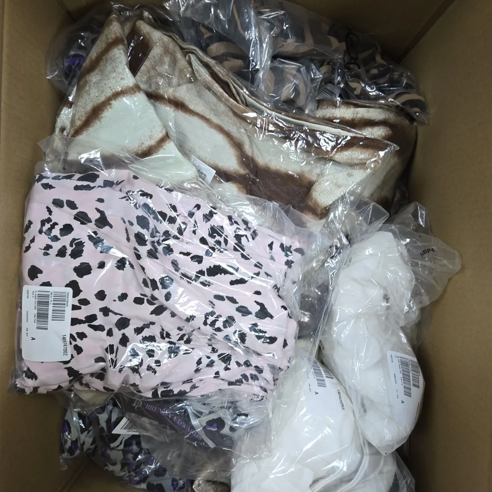 APPROXIMATELY 25 ASSORTED WOMENS CLOTHING PRODUCTS IN VARIOUS STYLES & SIZES 