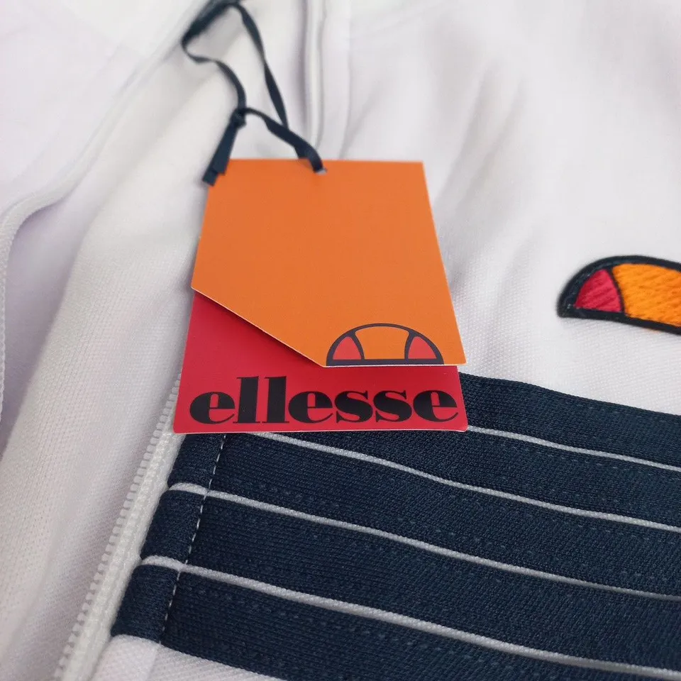 ELLESSE VICENZA TRACK TOP – WHITE, UK XL (EU XL)