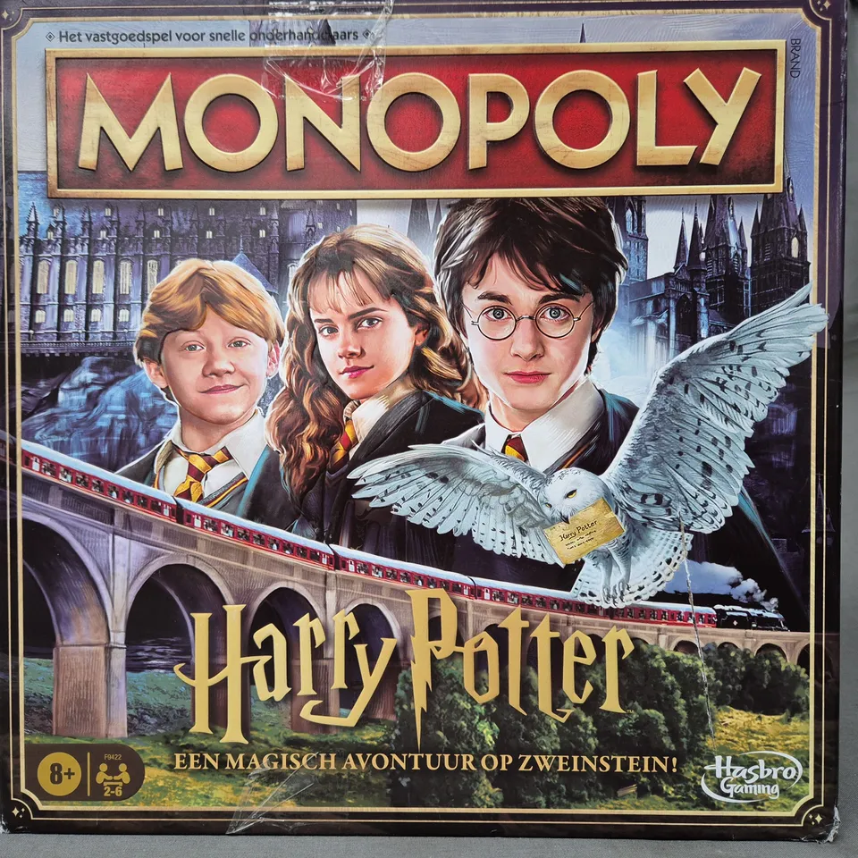 BOXED HASBRO GAMING HARRY POTTER MONOPOLY