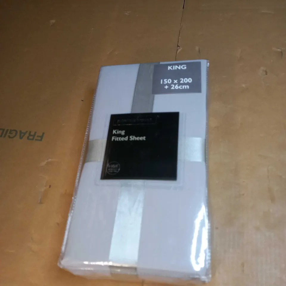 KIRKTON HOUSE KING FITTED SHEET 150 X 200 + 26CM