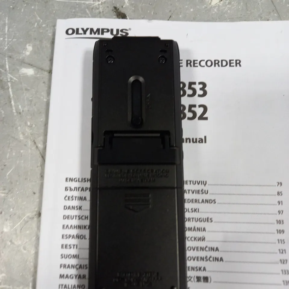 OLYMPUS WS-853 DIGITAL VOICE RECORDER