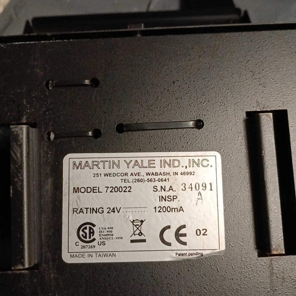 MARTIN YALE PAPER FOLDING MACHINE