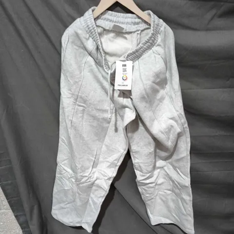 PULL&BEAR GREY TRACKSUIT SET – HOODIE & JOGGERS, UK M 